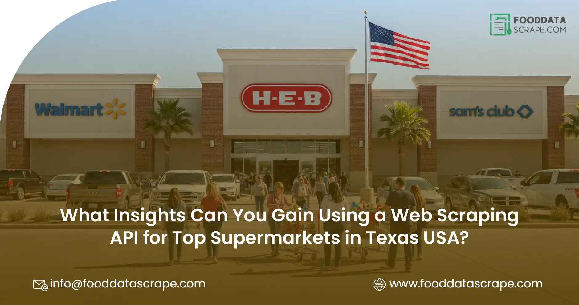 Web Scraping API for Top Supermarkets in Texas USA